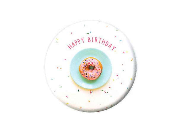 Pickmotion magnet  Happy Birthday 5,6 cm