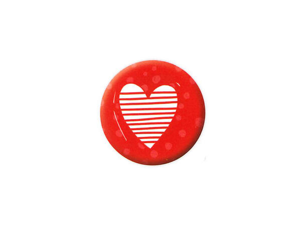 Pickmotion magnet  Heart Stripes 3,2 cm